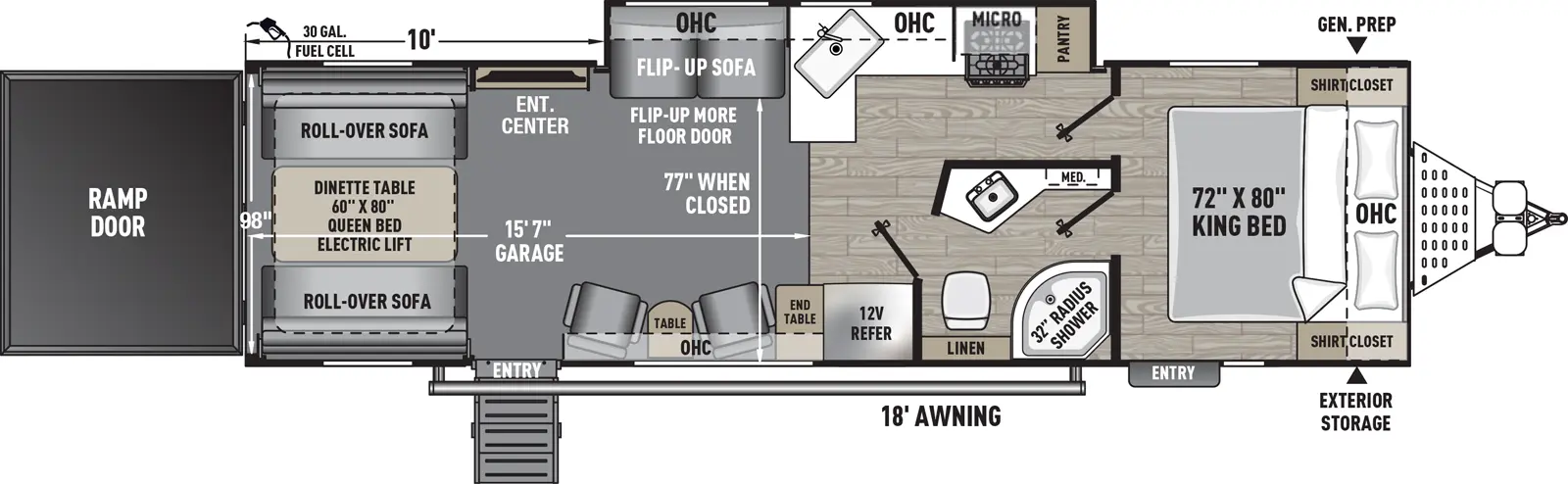 Adrenaline 29SS Floorplan